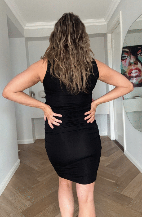 VESTIDO BÁSICO SISA - NEGRO - Imagen 2